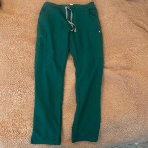Figs Hunter Green Yola Skinny Scrub Pants, Women’s Medium